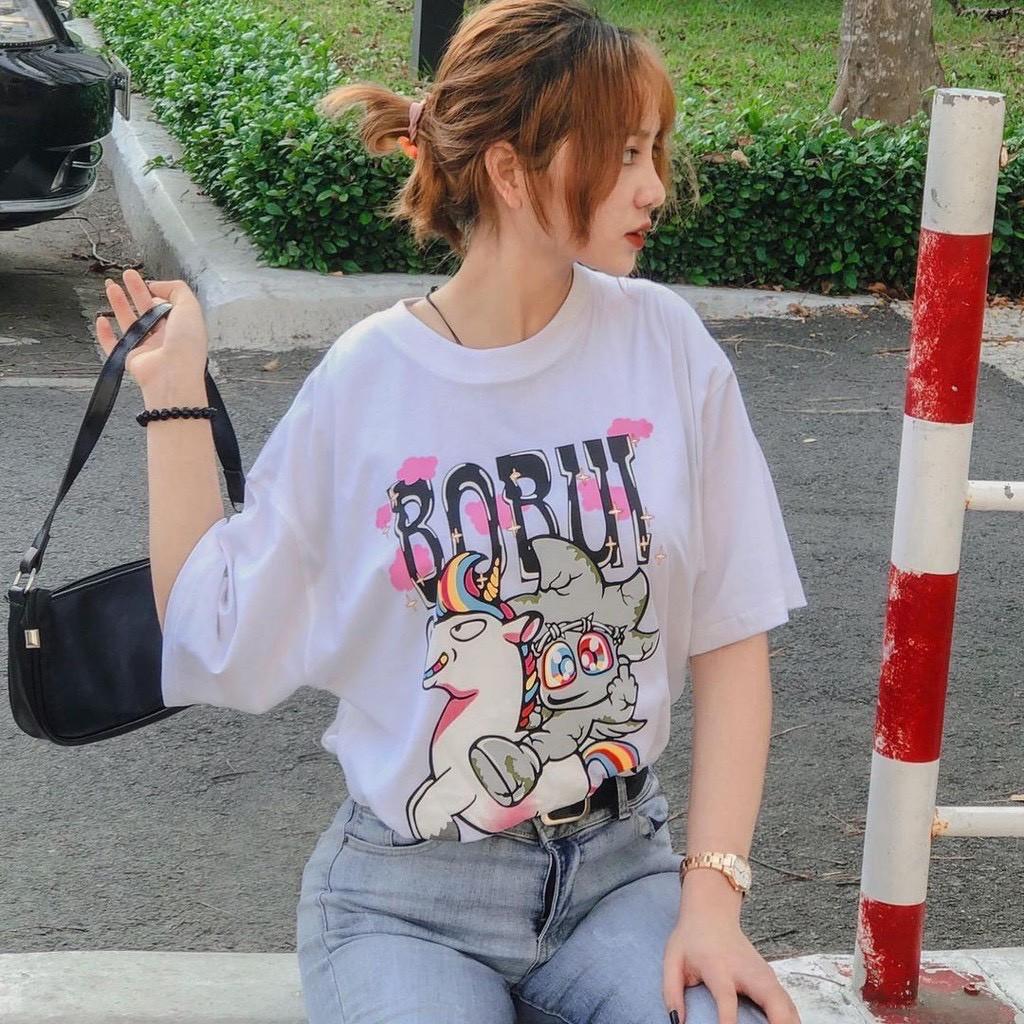 Áo Thun Local Brand BoBui Nam Nữ Tay Lỡ Oversize Full Mạc