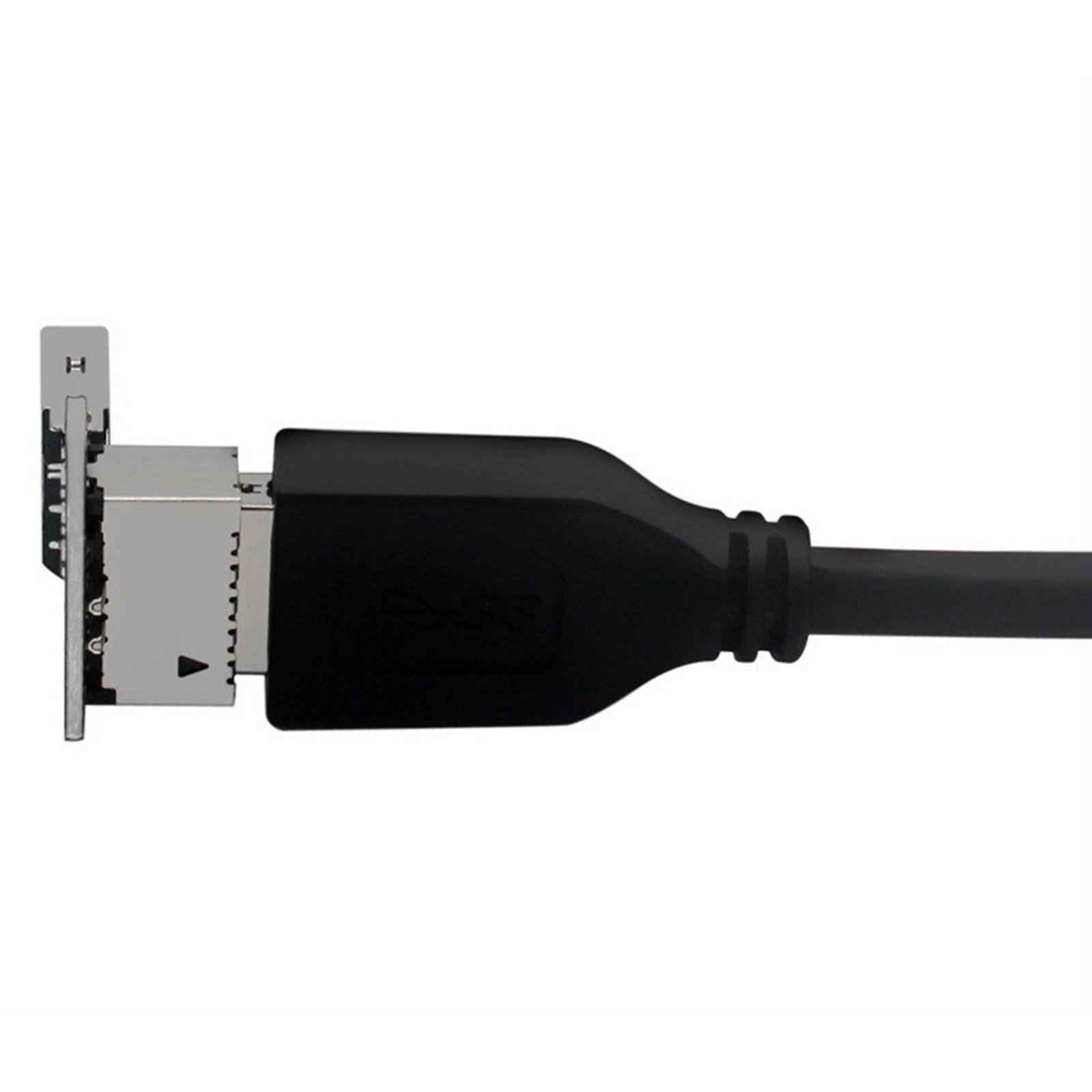 Type E USB 3.1 Front Panel Header 90 Degree Elbow for Computer Motherboard Style