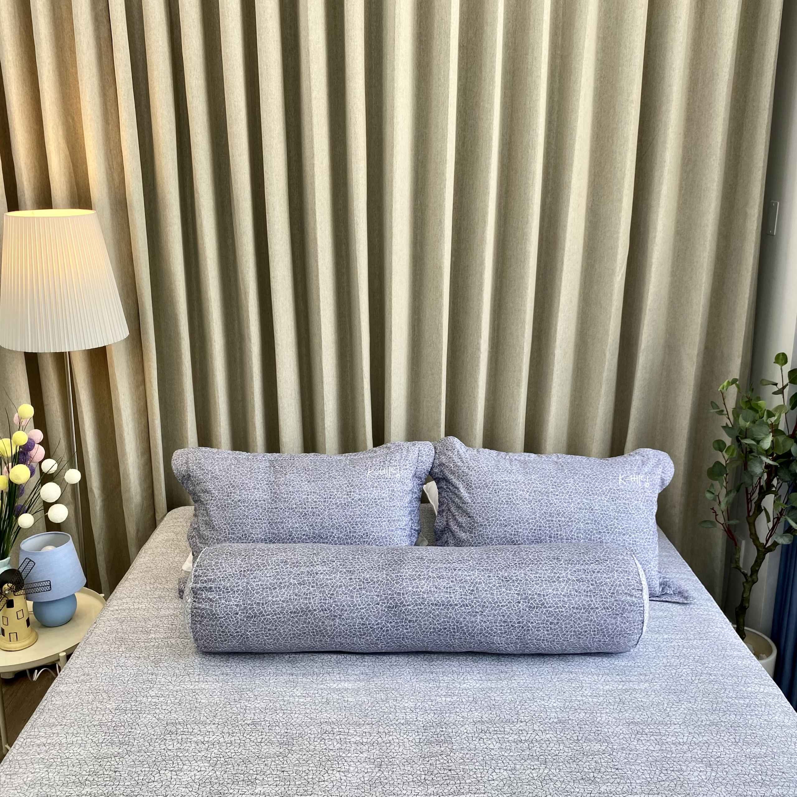 Bộ ga giường KBedding by Everon KMTP 115 Microtencel Xám