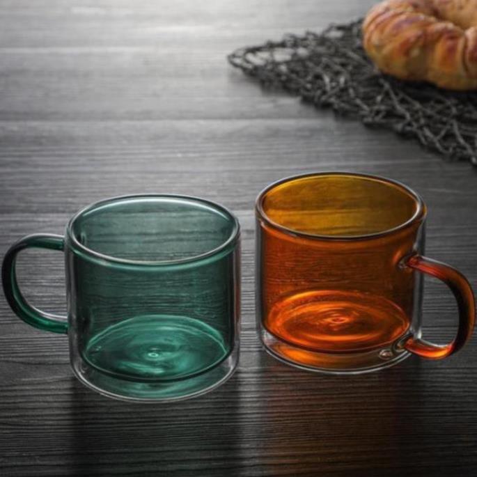 Ly Thủy Tinh Uống Trà Cà Phê Có Màu Phong Cách Nhật
