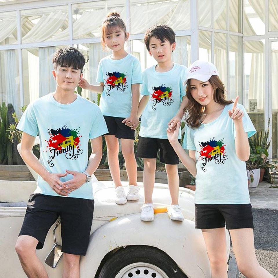 Áo team, nhóm, lớp, gia đình, thun đi biển - WE ARE FAMILY
