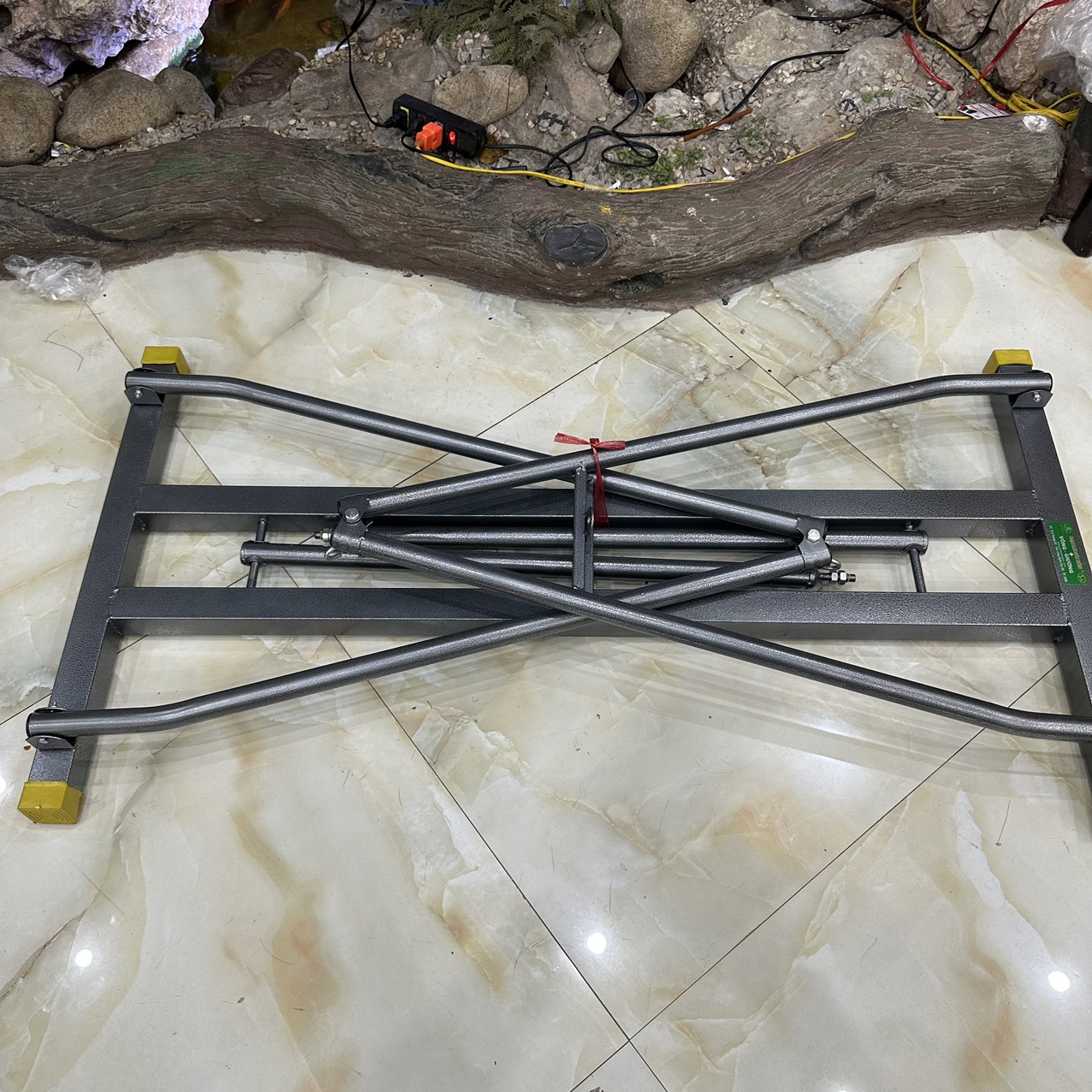 Võng sắt dày 1,2 li nặng 11 kg + lưới dày trọn bộ