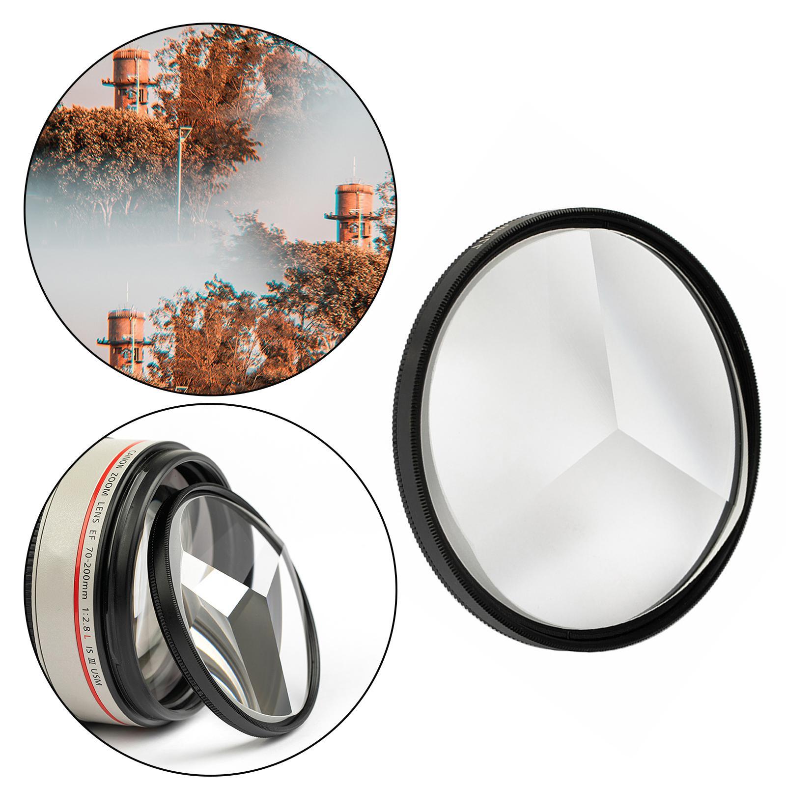 77mm Triple Camera Filter Fractal Filters Photography Tool Accessories