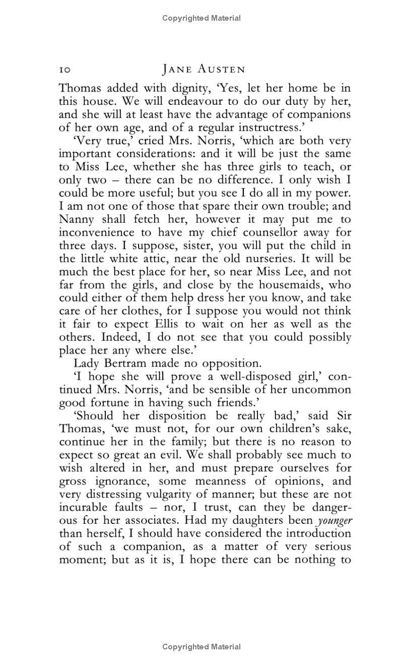 Sách ngoại văn: Mansfield Park - Introduction by Peter Conrad - Everyman's Library Classics Series