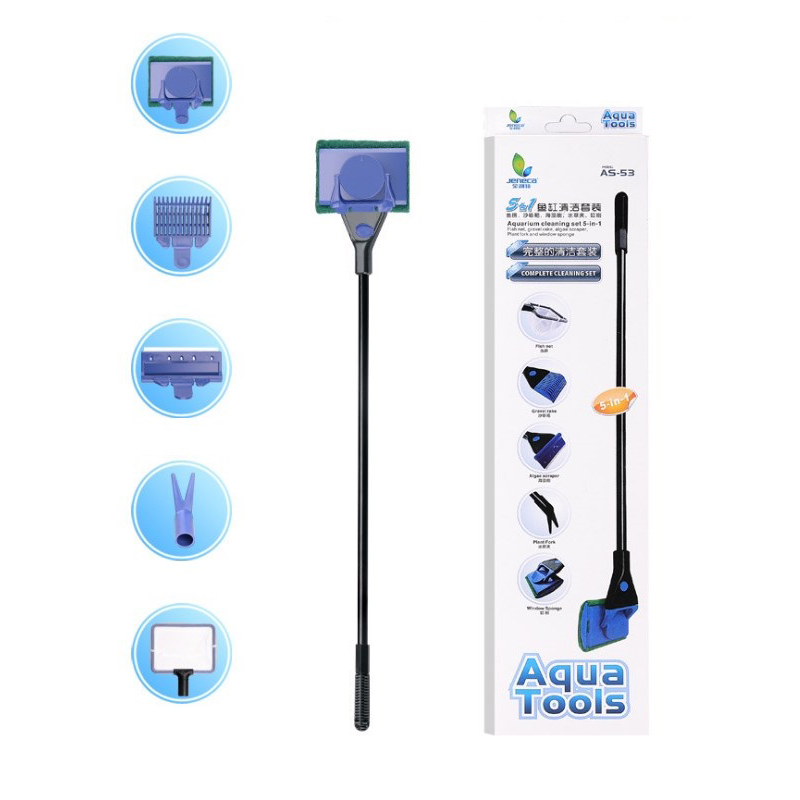 Cây vệ sinh hồ cá cảnh đa năng 5 trong 1