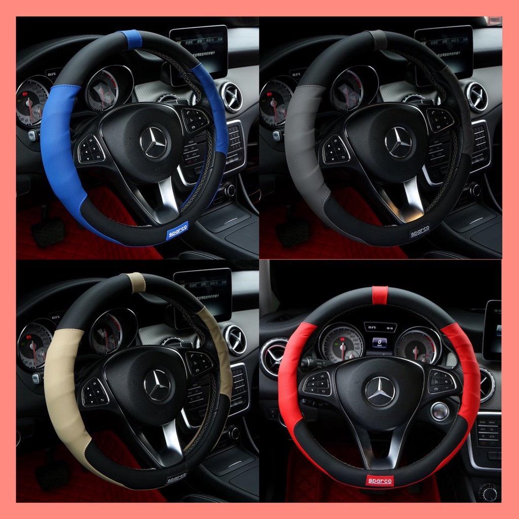 Bọc vô lăng SPARCO Cao Cấp - tay lái ô tô xe hơi 4-7 chỗ size 38cm kiểu dáng thể thao F1