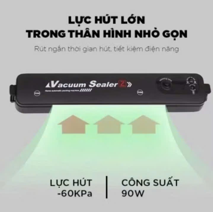 Dụng cụ hút chân không giữ cho thực phẩm tươi lâu máy nhỏ gọn