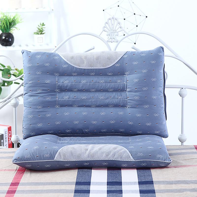 Bộ 2 gối bông có hạt massage chống mỏi vai gáy