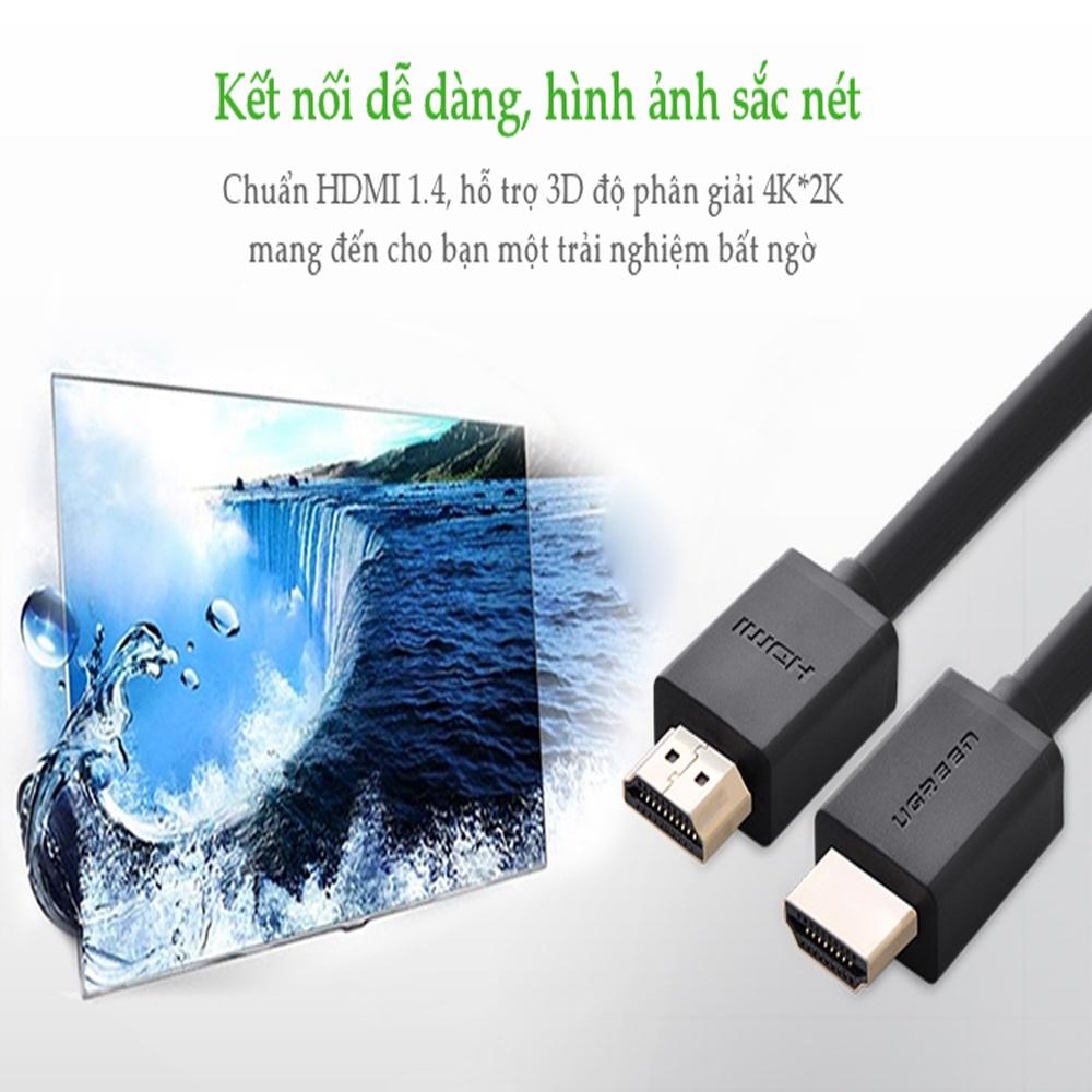 Cáp HDMI 4K 0.5M - 5m HD104 | Hỗ Trợ 3D, Full HD 1080p Cho đầu Ra Chuẩn 4K | độ Dài Từ 0.5m đến 30m