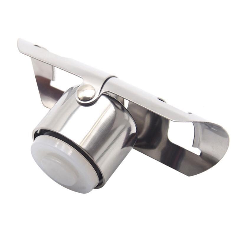 304 Stainless Steel Wine Bottle Stopper Sealed Storage Wine Stopper Portable Sealing Machine Bar Tools Barware Wine Cork Cap