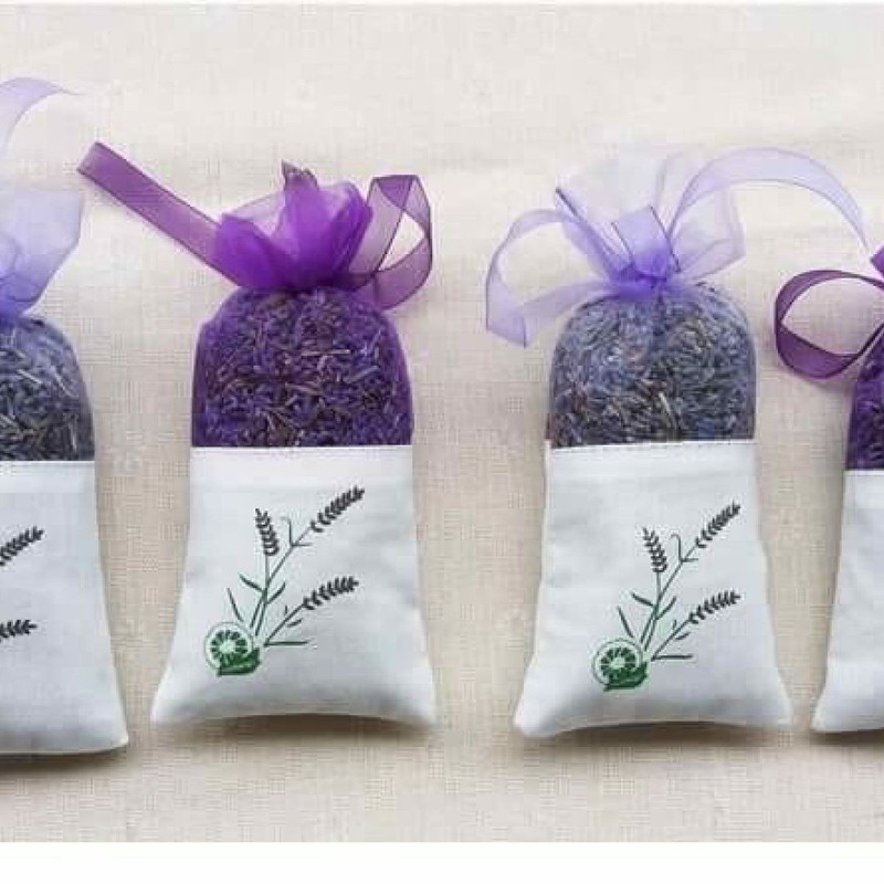 Túi Thơm Nụ Hoa Khô Oải Hương Lavender Khử Mùi, Giảm Căng Thẳng, Cho Giấc Ngủ Ngon