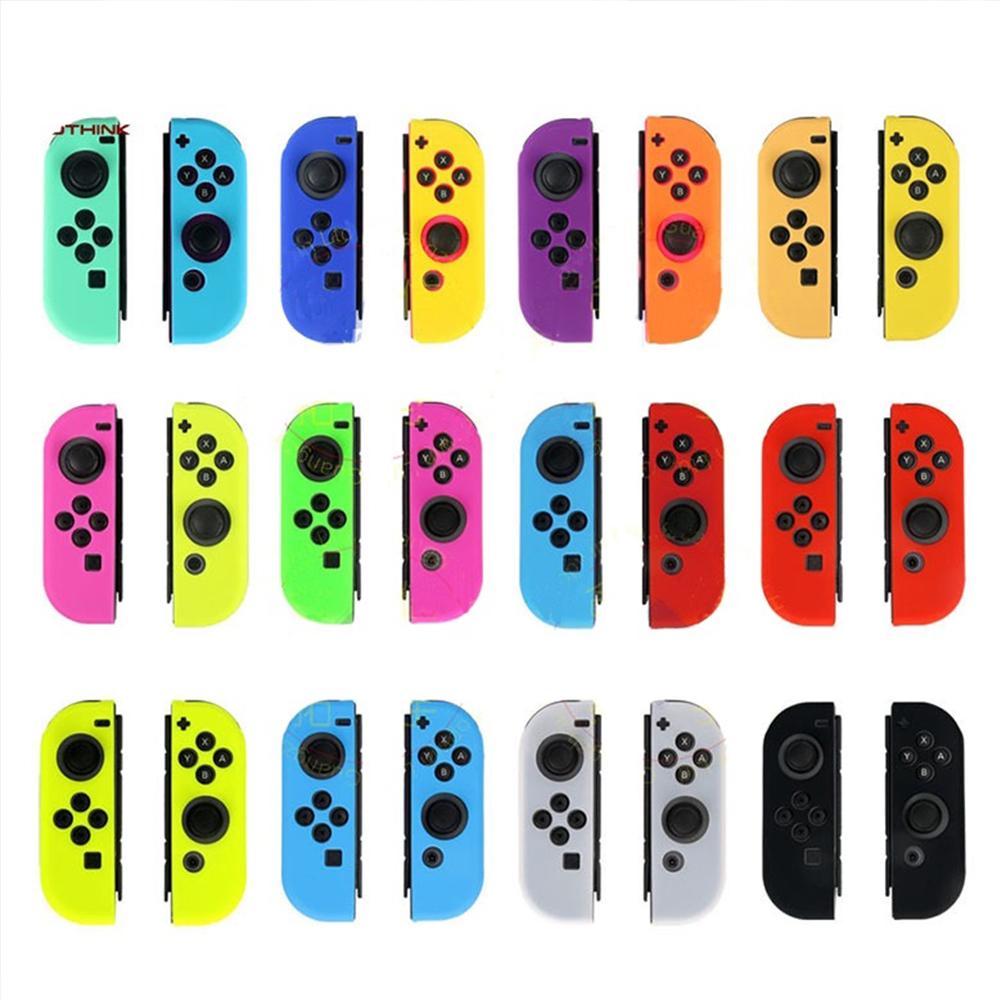 Dành Cho Máy Nintendo Switch Vỏ Da Cao Su Silicone Cho Máy Nintendo Switch Bộ Điều Khiển Joy Con NX NS Kẹp Ngón Tay Cái Nắp Cần Điều Khiển Màu sắc: N