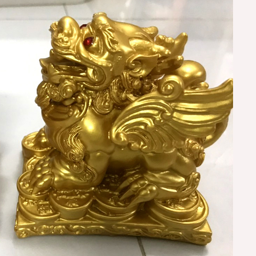 Tượng Tỳ Hưu Vàng phát tài, phát lộc cho việc kinh doanh, buôn bán