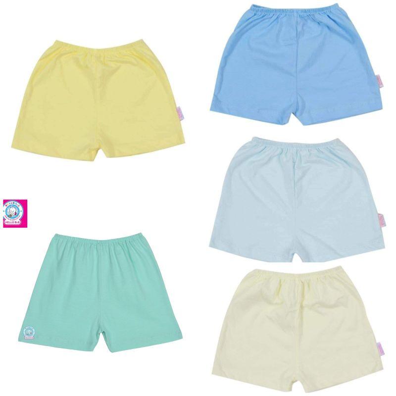 Quần ngắn màu Hello BB size 1-12 có 5 màu như hình