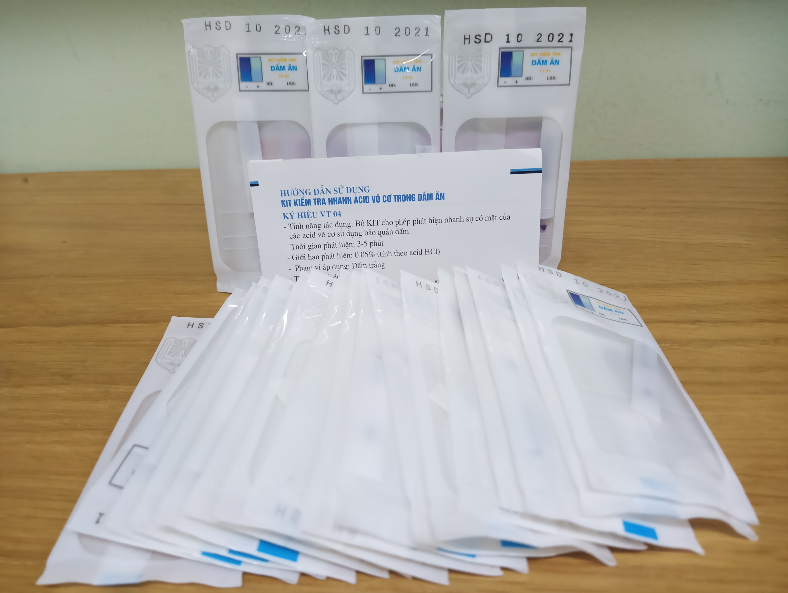 Kit Kiểm Tra Nhanh Dấm Ăn Trong Bảo Quản Thực Phẩm