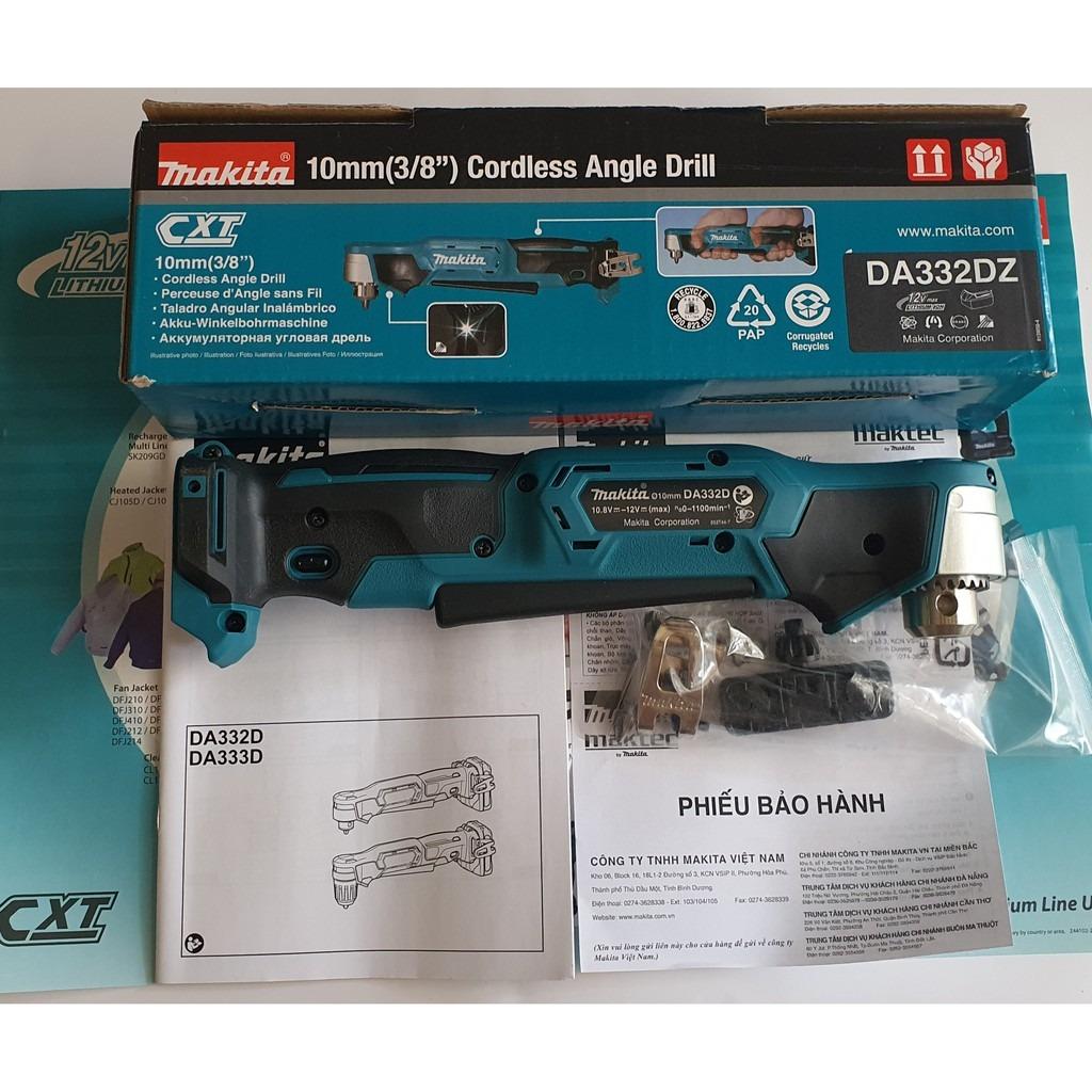 MÁY KHOAN GÓC PIN 12V MAKITA DA332DZ  - HÀNG CHÍNH HÃNG