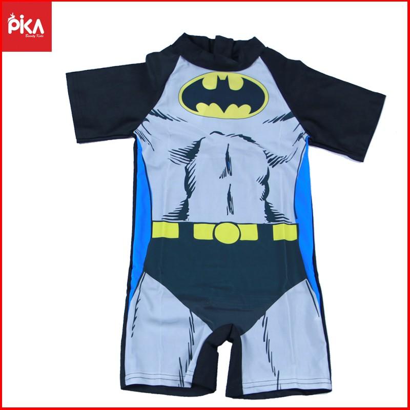 Bộ bơi bikini liền thân - Pika kids - từ 3-8 tuổi -cho bé trai bé gái hoạt hình cộc tay ngộ nghĩnh đáng yêu