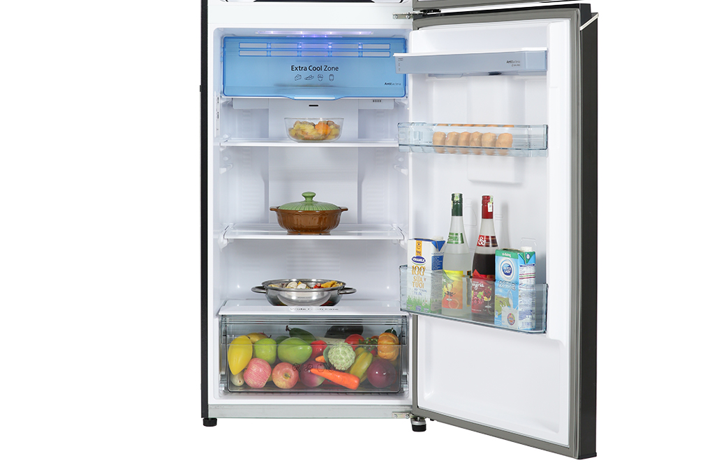 Tủ lạnh Panasonic Diệt Khuẩn 366L NR-TL381GVKV Lấy Nước Ngoài Kháng Khuẩn -  Bộ Cảm biến Econavi - Ngăn Đá Trên - Hàng Chính Hãng