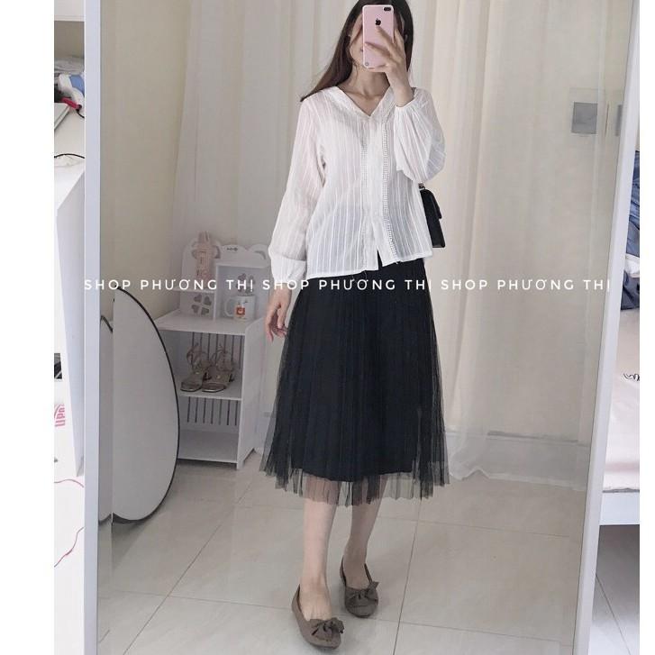 Chân Váy Lưới TuTu 3 Lớp (1lớp lót, 3 lớp lưới) - Hàng Cao Cấp - Chiều Dài 78cm