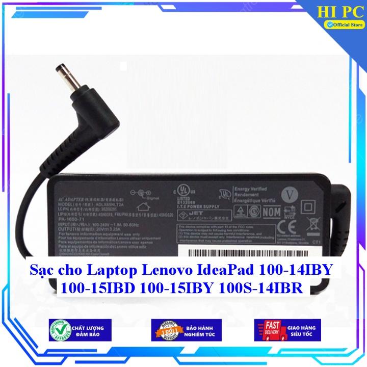 Sạc cho Laptop Lenovo IdeaPad 100-14IBY 100-15IBD 100-15IBY 100S-14IBR - Kèm Dây nguồn - Hàng Nhập Khẩu