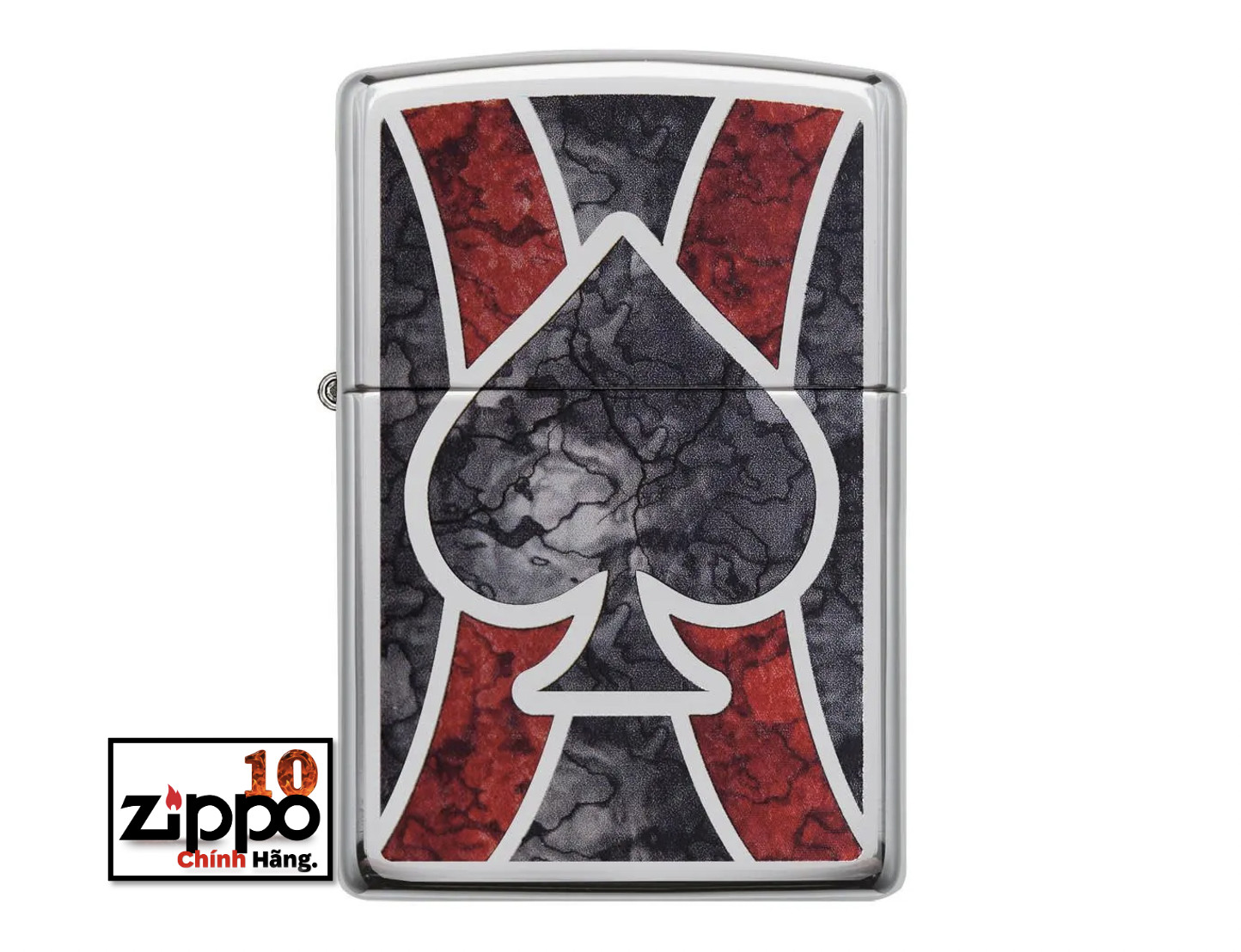 Bật lửa Zippo 28952 Spade Design - Chính hãng 100%