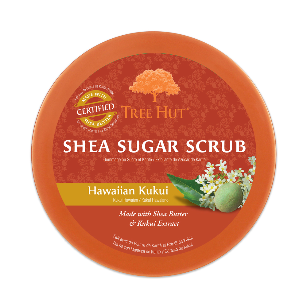 Tẩy tế bào chết cơ thể Tree Hut Shea Sugar Scrub Hawaiian Kukui