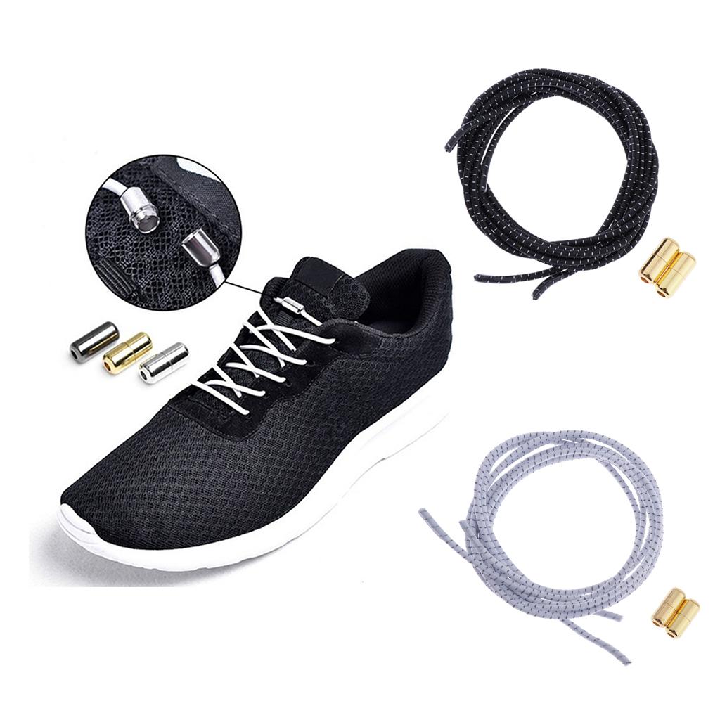 No Tie Shoelaces for Kids and Adults, Elastic Nylon No Tie Laces for Sneaker Shoes
