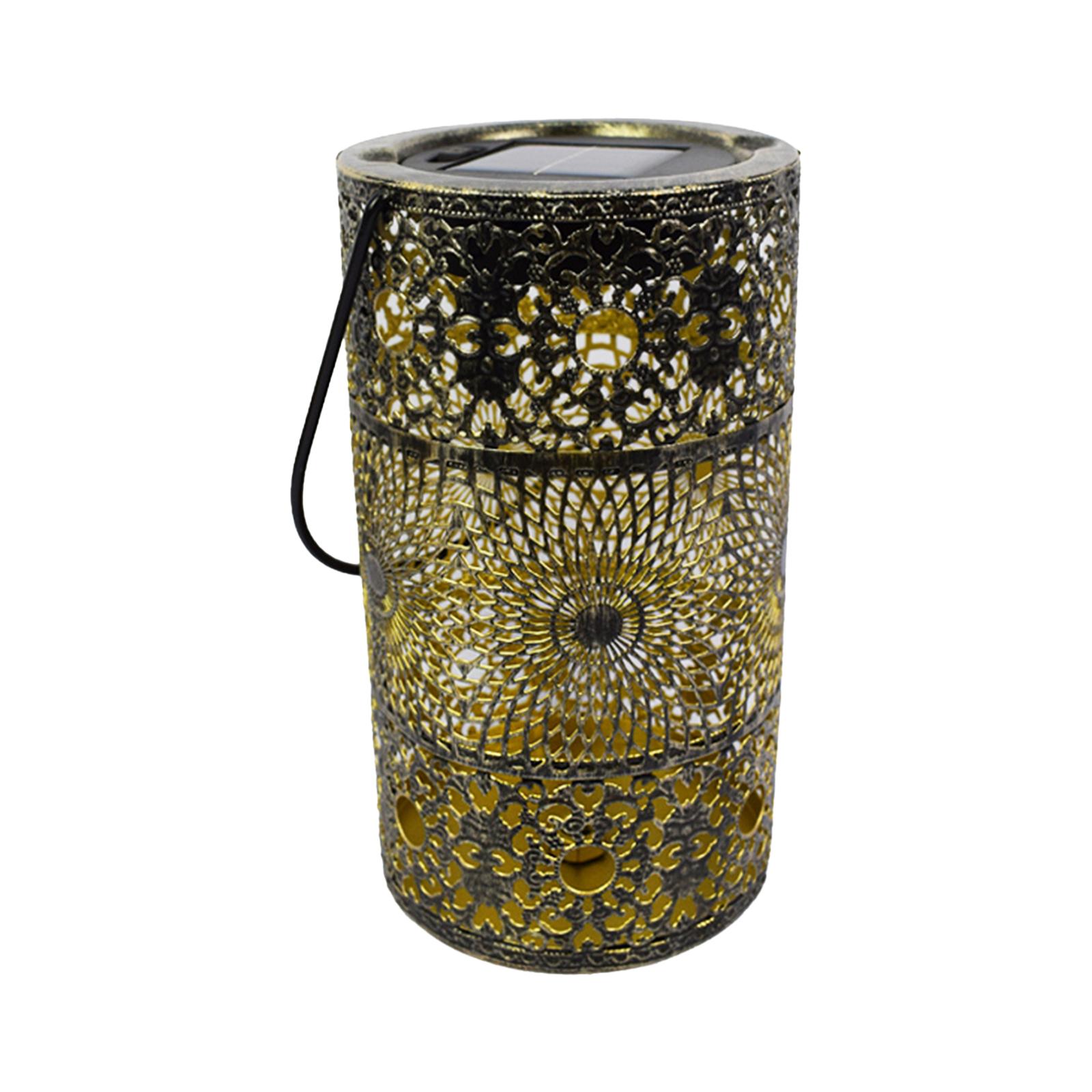 Solar Hanging Lantern Lights LED Solar Projection Lights Waterproof Outdoor Retro Decorative Landscape Lighting
