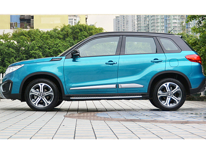 Bộ ốp sườn, nẹp sườn dành cho xe Suzuki Vitara 2015-2019 nhựa ABS mạ Crom cao cấp