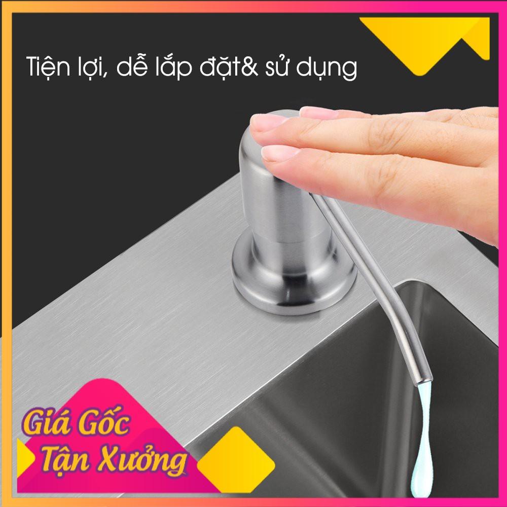 Dụng cụ hút dầu rửa bát xà phòng lắp chìm bồn rửa bát bồn cầu tiện lợi đầu hút inox dây silicon