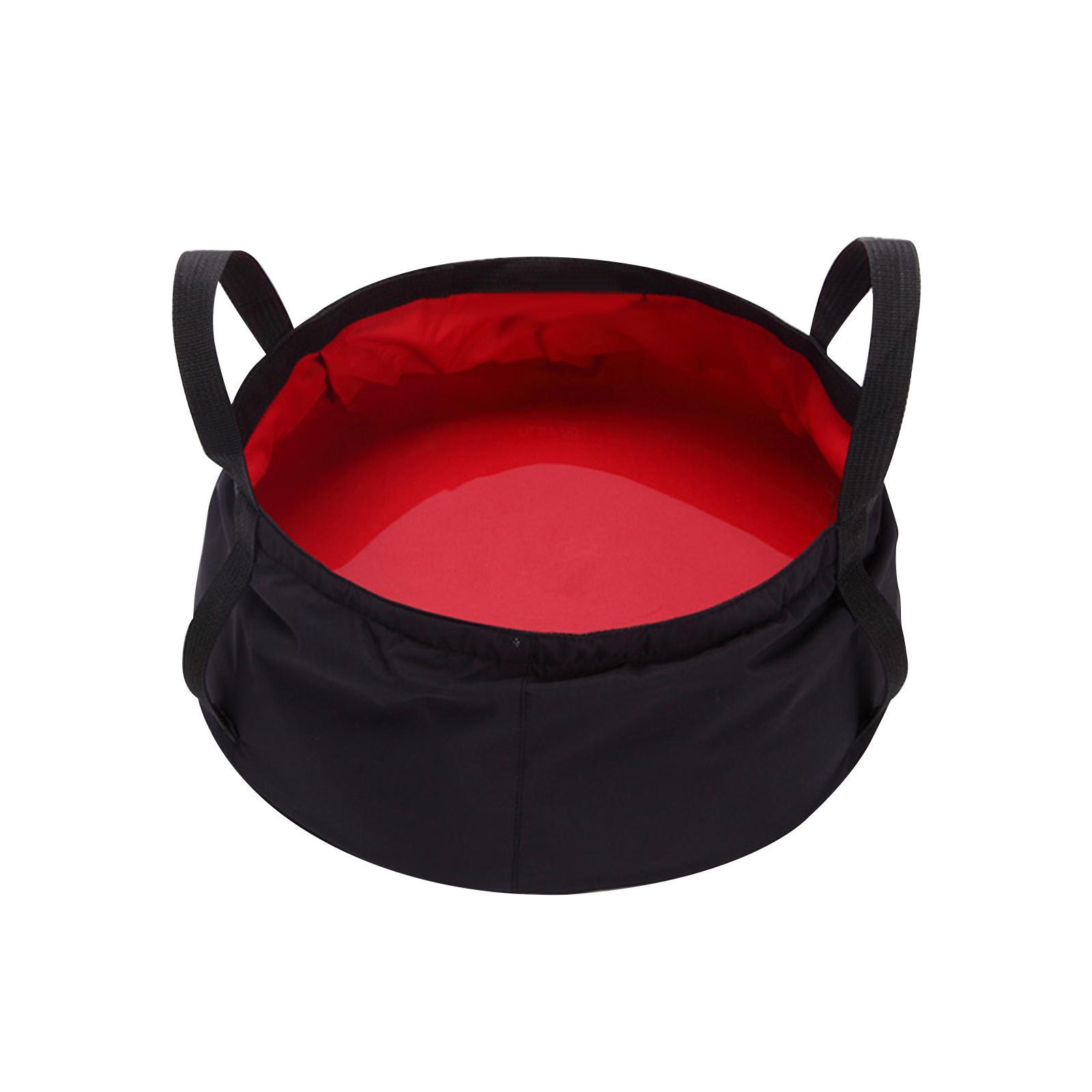 Waterproof Collapsible Water Bucket with Storage Bag Lightweight Water Container Wash Basin for Camping Fishing Backpacking Boat Car Washing