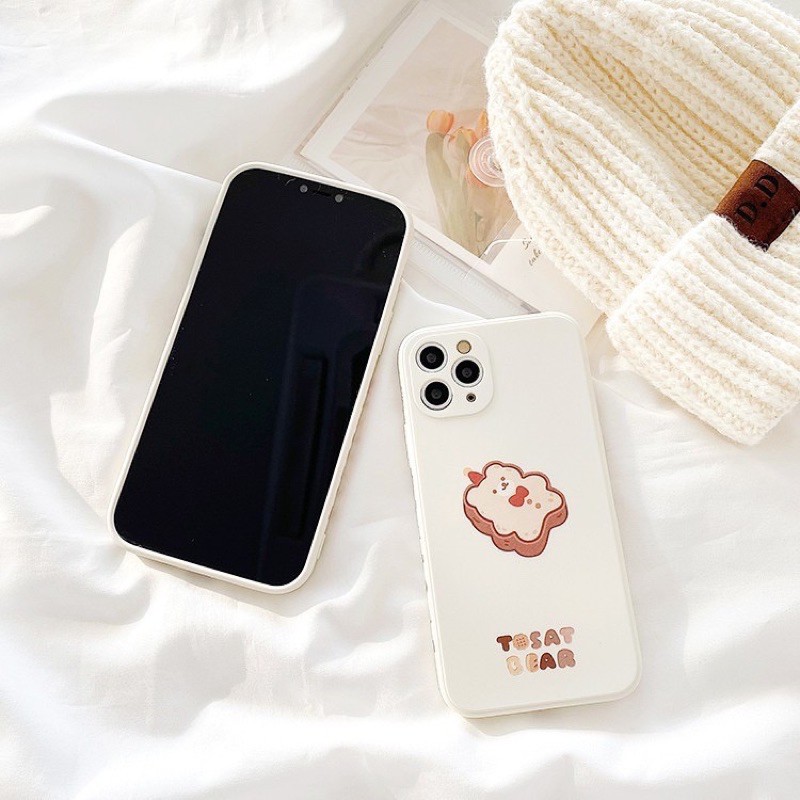 Ốp Lưng iPhone Cạnh Vuông Tosat Bear Dành Cho iPhone 6 / 6 Plus / 7 / 7 Plus / 8 / 8 Plus / X / Xs / Xs Max / 11 / 11 Pro / 11 Pro Max / 12 / 12 Pro / 12 Pro Max