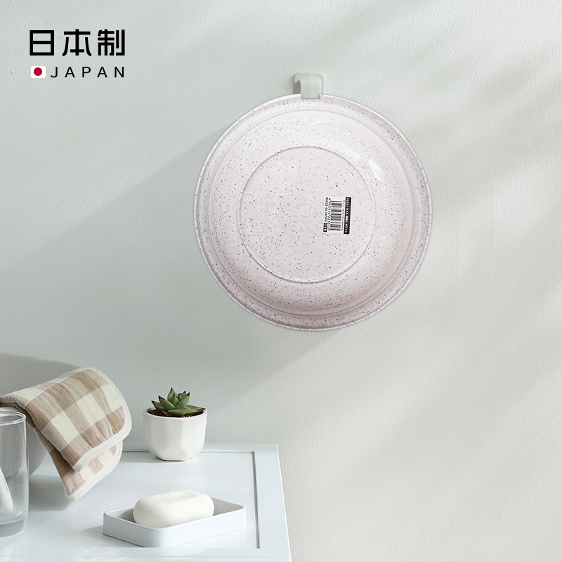 Combo chậu tròn Nakaya + Ghế nhựa Sanada, làm từ nhựa PP cao cấp kháng khuẩn, bền đẹp và an toàn cho sức khỏe người dùng - nội địa Nhật Bản