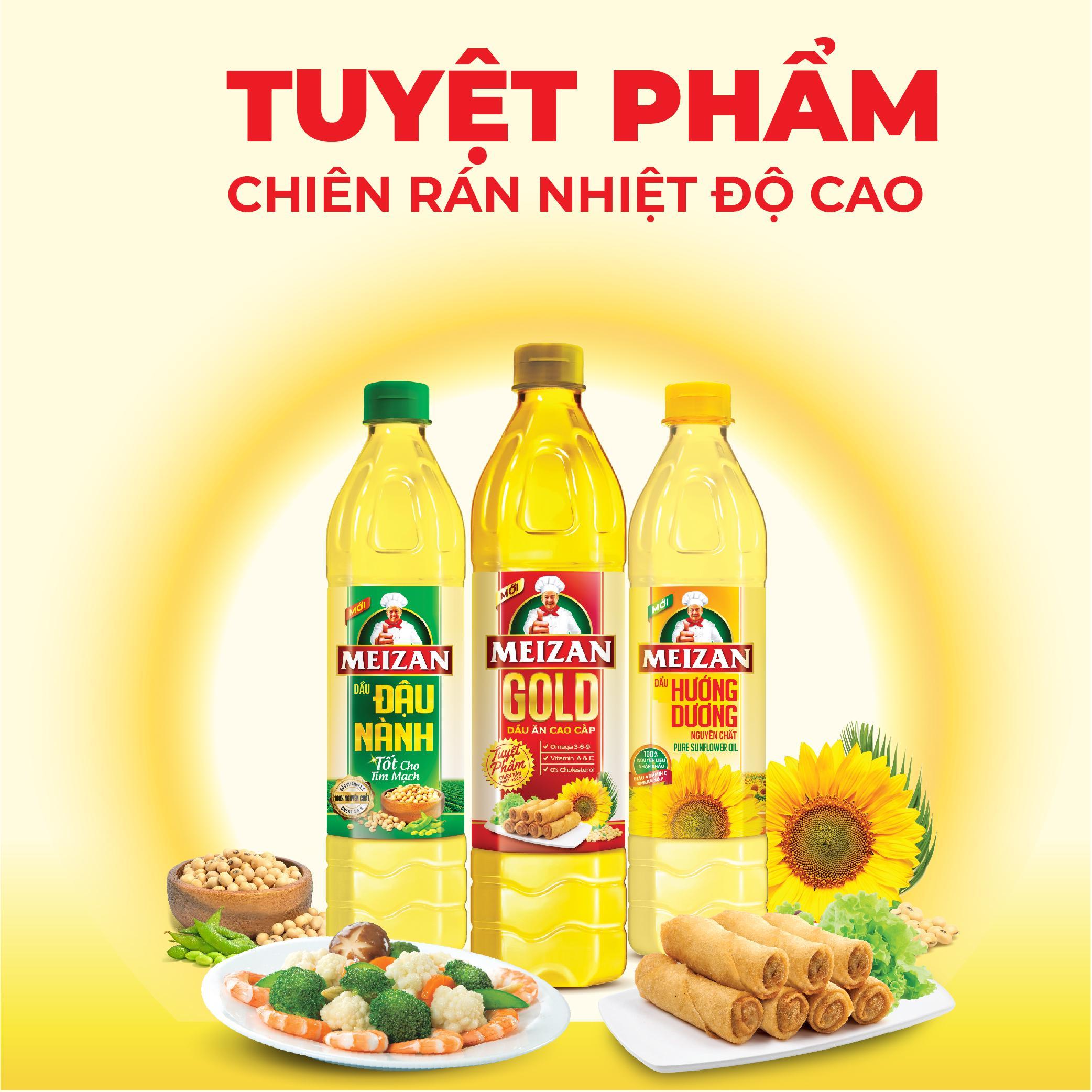 Dầu đậu nành Meizan 1L