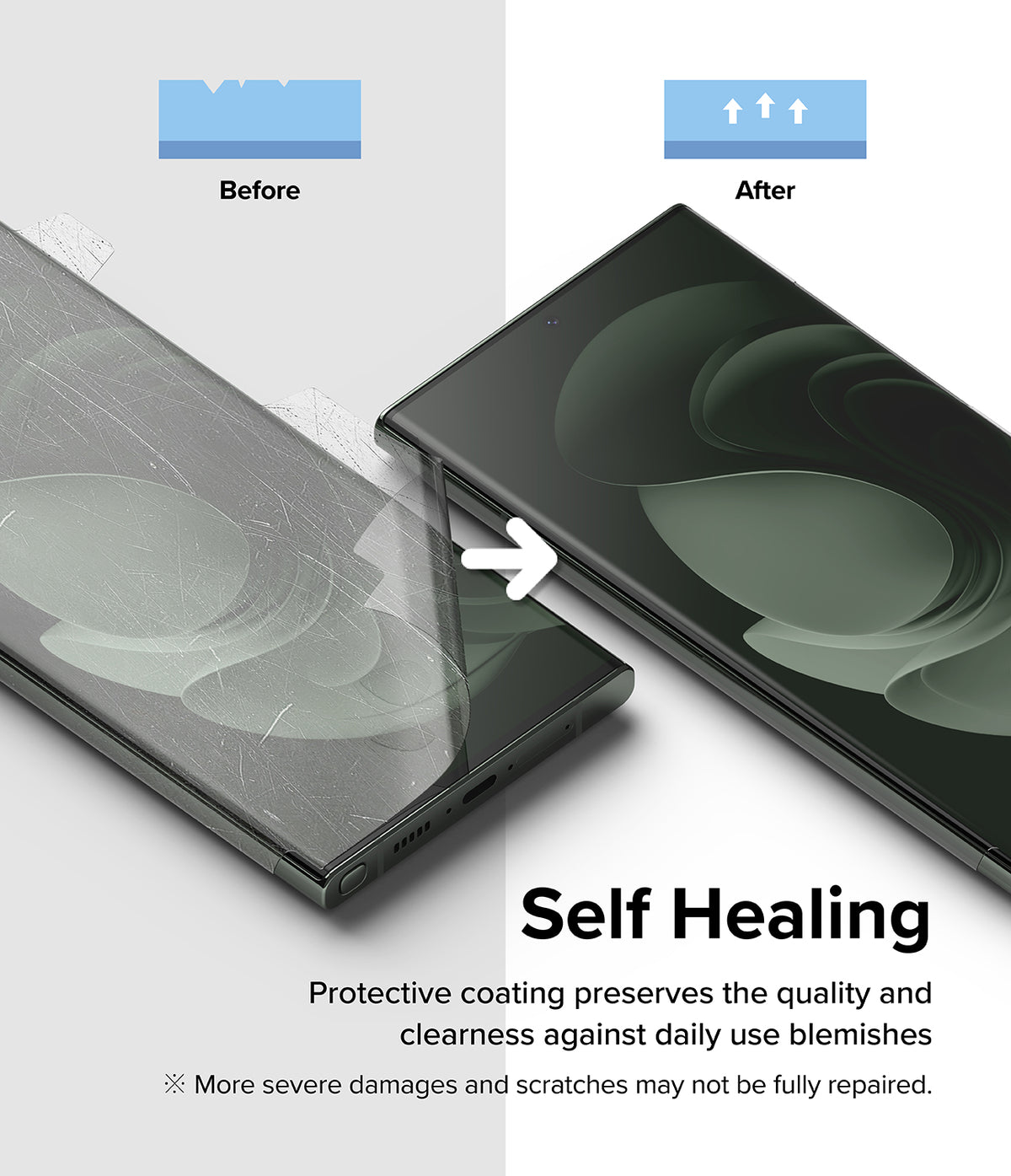 Dán màn hình dành cho Samsung Galaxy S23 Ultra Ringke Dual Easy Film Wing - Hàng Chính Hãng