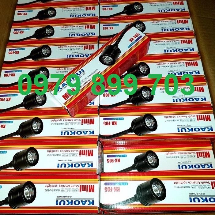 Đèn Rọi Kaokui KK-F05 - Led Rọi Cho Bể Cá Mini ánh sáng trắng vàng