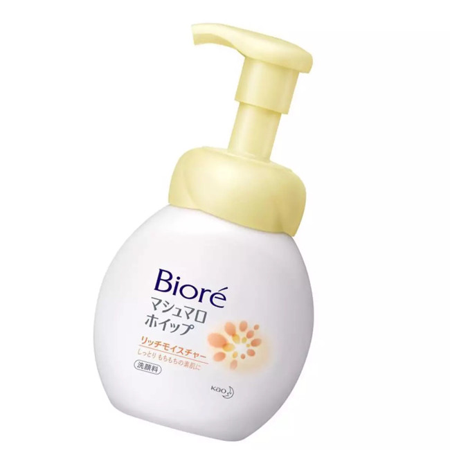 Sữa Rửa Mặt Tạo Bọt Biore Giàu Độ Ẩm Marshmallow Whip Rich Moisture-150ml