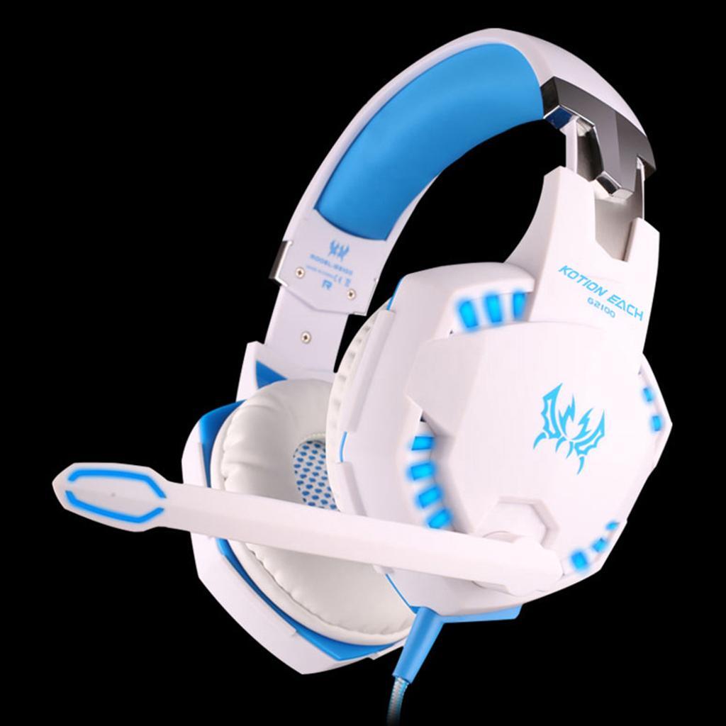 Gaming Stereo Headset Soft Earmuffs Headphone with