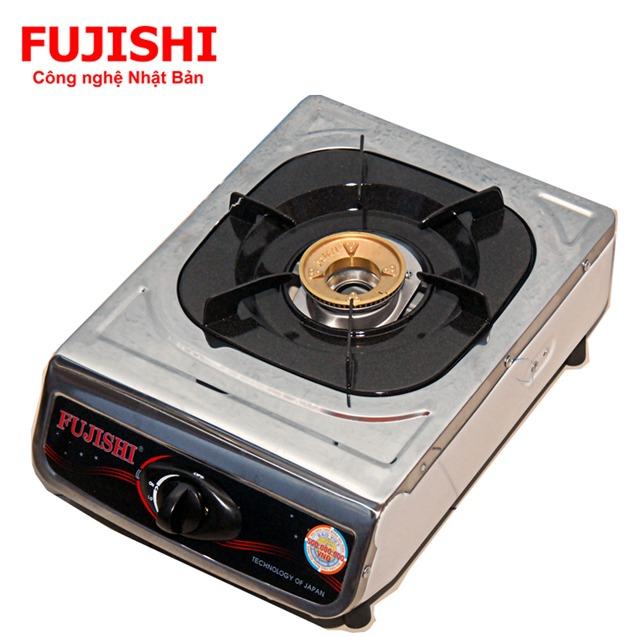 Bếp gas đơn BIOGAS mặt Inox chén đồng Fujishi FJ-BG2 - - Hàng chính hãng