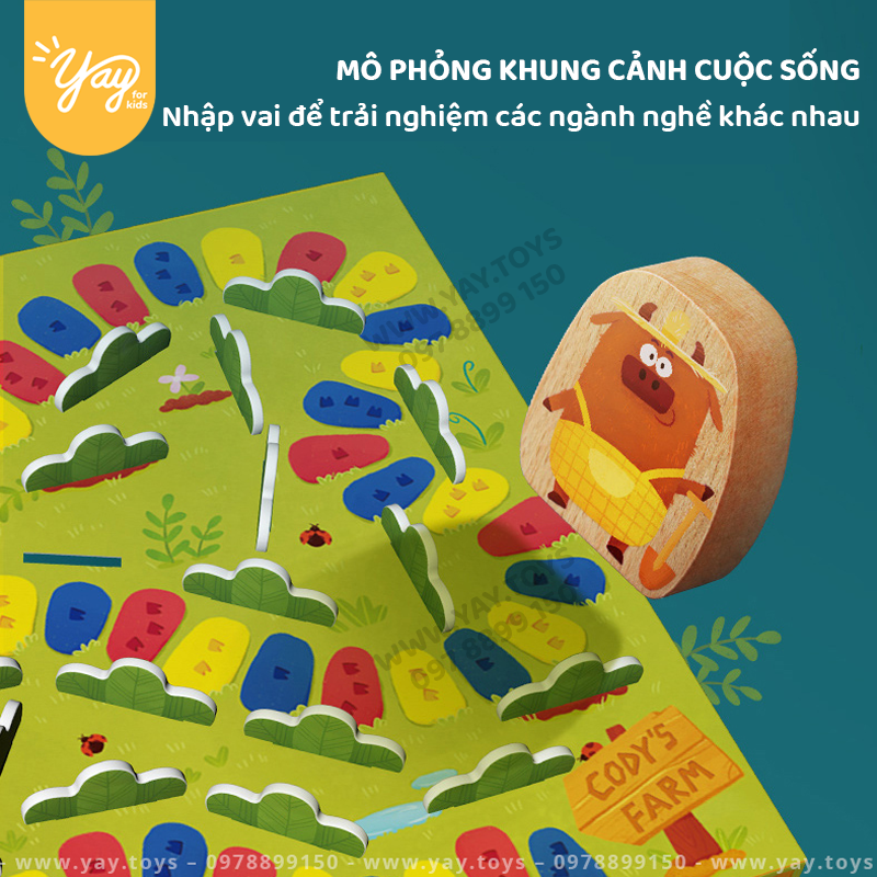 Bộ Board game 6 TRONG 1 Chuyên Gia Nhỏ Tuổi 3+ - TPZY197 - TOI