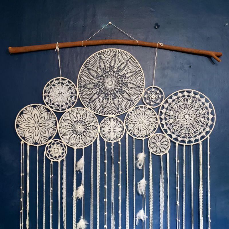 Dreamcatcher chùm size lớn trang trí nhà cửa phong cách vintage