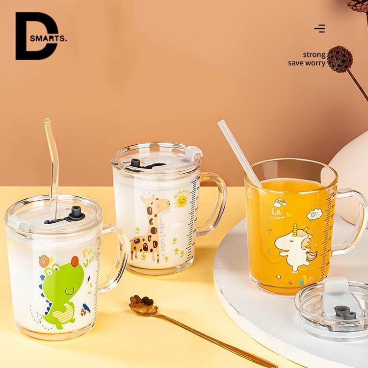 Cốc thủy tinh chống tràn tuyệt đối thiết kế nhỏ gọn,dung tích 400ml dễ dàng mang theo mọi nơi