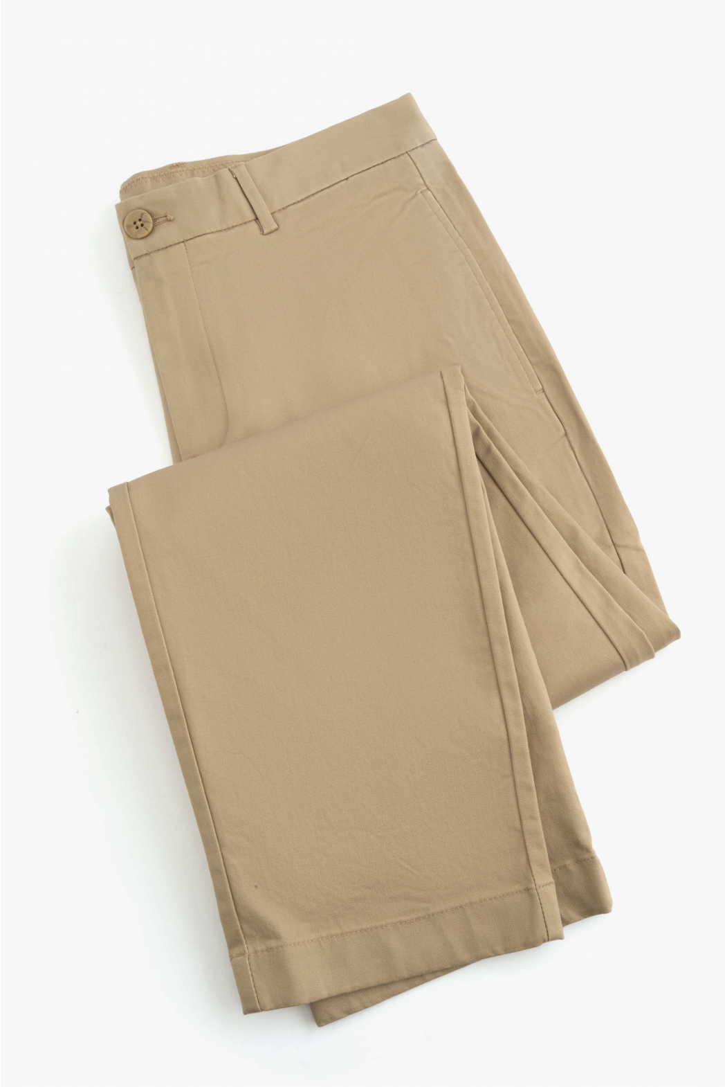 Quần Kaki Nam ROUTINE Cotton Gập Ly Trơn Form Slim Crop - 10S23PCA001 | LASTORE MENSWEAR