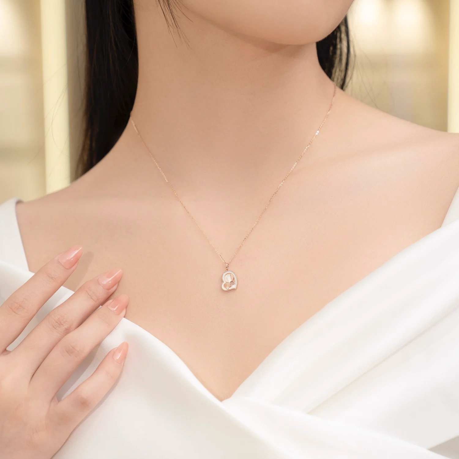 Dây Chuyền Vàng 18K DCZ001 Huy Thanh Jewelry