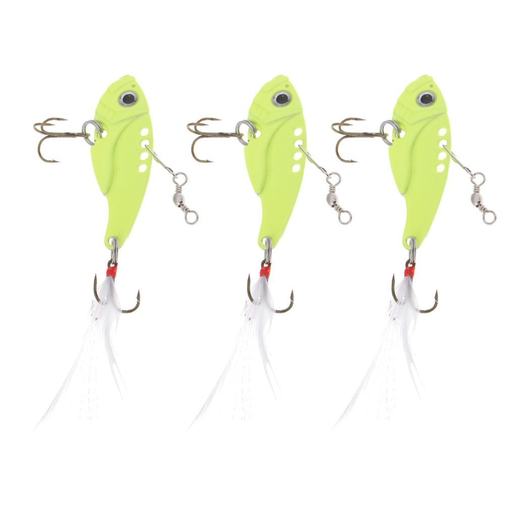 Metal Fishing Lures VIB Hard Artificial Bait Crankbait Tackle 12g