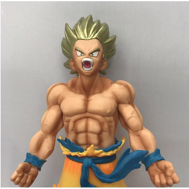 Mô Hình Figure Dragon ball 7 viên ngọc rồng songoku tóc mạ vàng 18cm