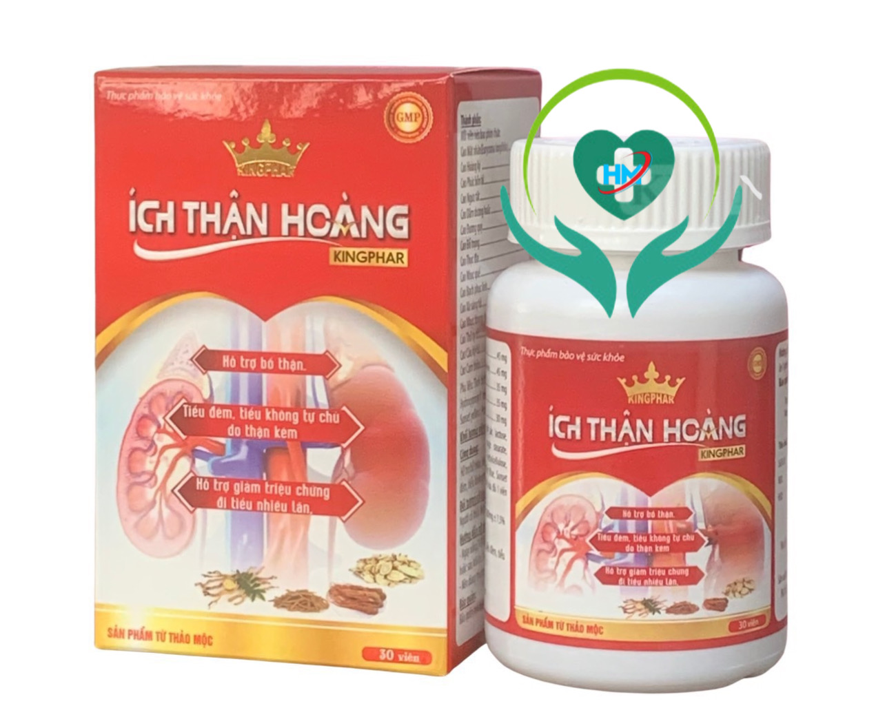 ￼ÍCH THẬN HOÀNG Kingphar  Hộp 30 viên - Bổ thận ích khí, dưỡng huyết.