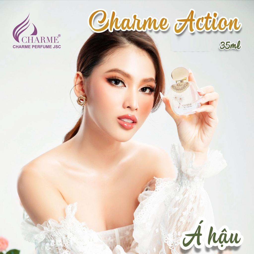 Nước hoa nữ lưu hương lâu, Charme Action, ba tầng hương thanh mát, gợi cảm không thể chối từ, 35ml