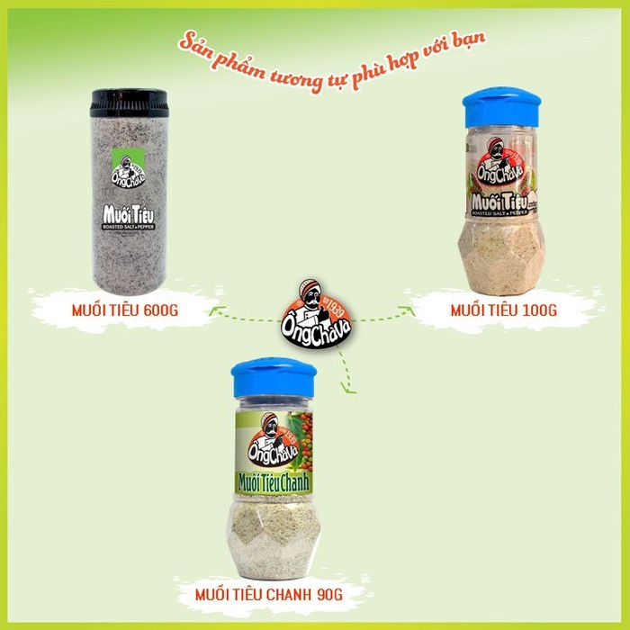 Muối Tiêu Ông Chà Và 100g (Roasted Salt &amp; Pepper)