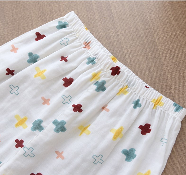Pijama sau sinh thô đũi, đồ bộ mặc nhà ngắn tay mặc hè cực mát Azuno AZ2990